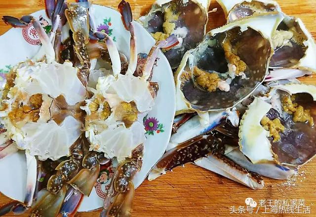 毛豆梭子蟹上海人最喜欢吃的家常菜 味道鲜美