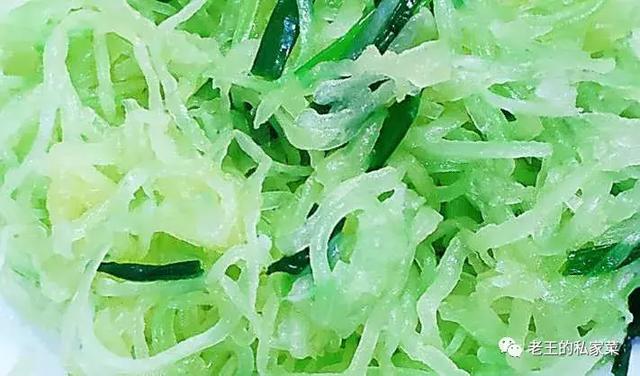 葱油金瓜莴笋丝 金丝翡翠佳肴食 一道冷菜必点的菜