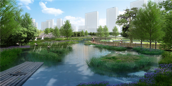 山区白沙公园开工 助力宝山打造生态型城区-侬