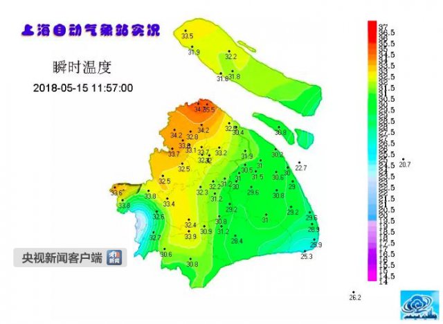 35 ℃!上海气象台发布今年第一个高温黄色预警