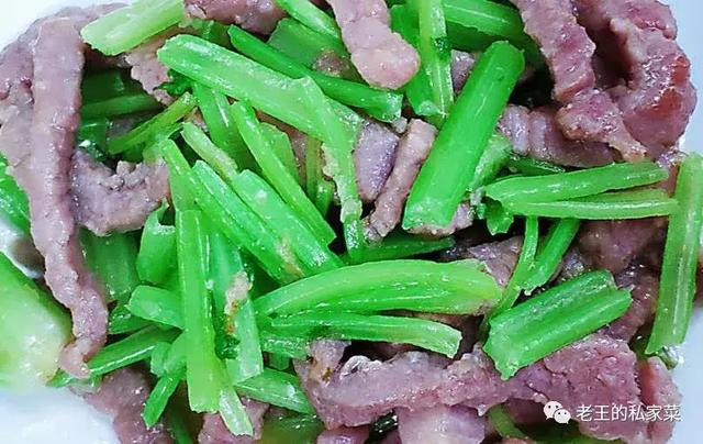 芹菜牛肉丝好吃不发胖 上海人家里常吃的家常菜！