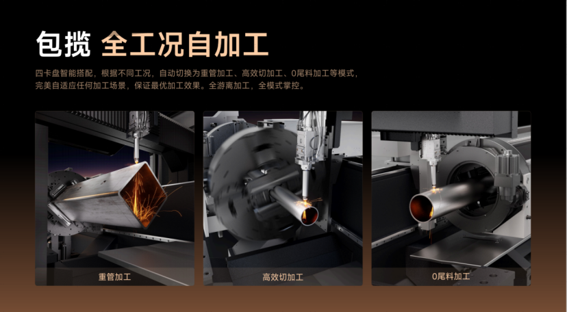 邦德激光发布M系列四卡盘激光切管机 双工序并行提升效率